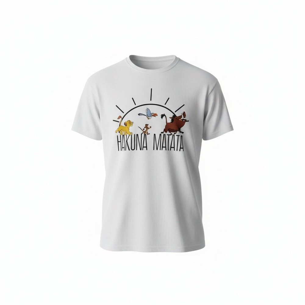 Vintage The Lion King Hakuna Matata Graphic Crew Neck Tee Shirt M